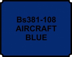 Aircraft Blue BS381 108 Aerosol Paint